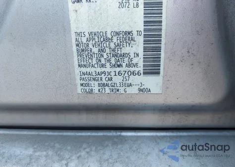 2018 Nissan Altima 2.5 S from USA, damaged, VIN 1N4AL3AP9JC167066